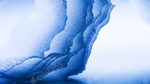 Preview: Colorful Abstract Composition With Blue Crepe, Lights And Shadows