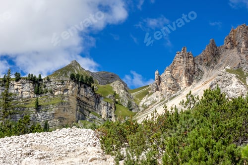 Preview: The Natural Park Of Fanes Sennes Braies In The South Tyrol, Italy.