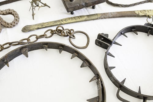Preview: Instruments Of Torture From The Inquisition, Detail Of Objects To Torture, Pain And Physical Damage