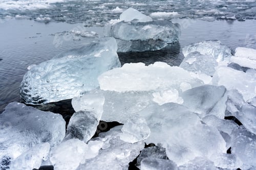 Preview: Beautiful View Of Icebergs In Jokulsarlon Glacier Lagoon, Vatnajokull National Park, Iceland