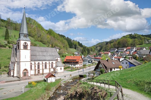 Preview: Village Of Bad Peterstal-Griesbach,Black Forest,Germany
