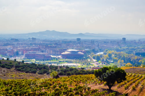 Preview: Aerial View Of The Spanish City Logrono