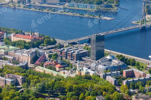 Preview: Aerial View Over The Riga Old City