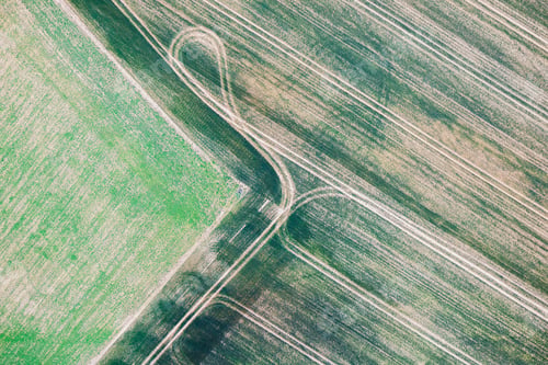 Preview: Aerial View Over The Rural Fields