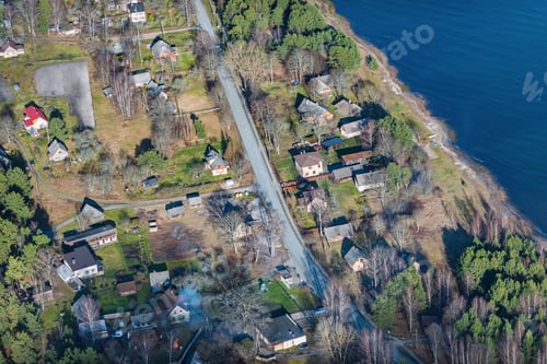 Preview: Aerial View Over The Village Berzciems