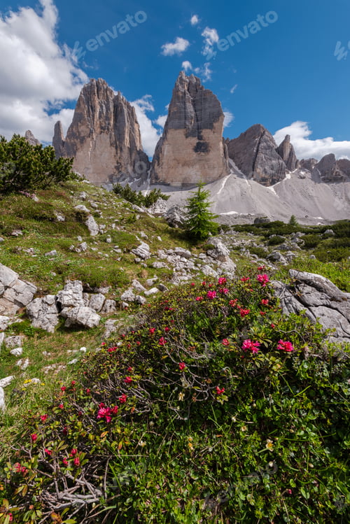 Preview: Tre Cime Di Lavaredo On A Sunny Day