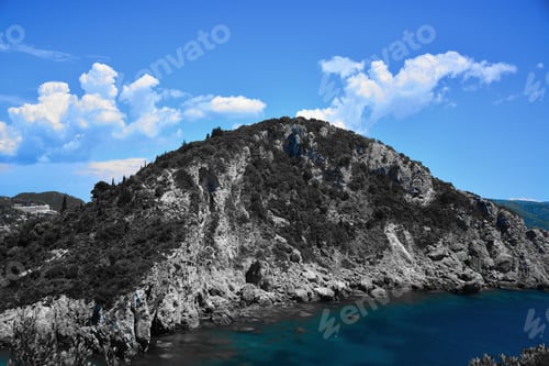 Preview: Seascape Scenery. Rocks And Beautiful Natural Clear Lagoon At Mediterranean Sea Coast