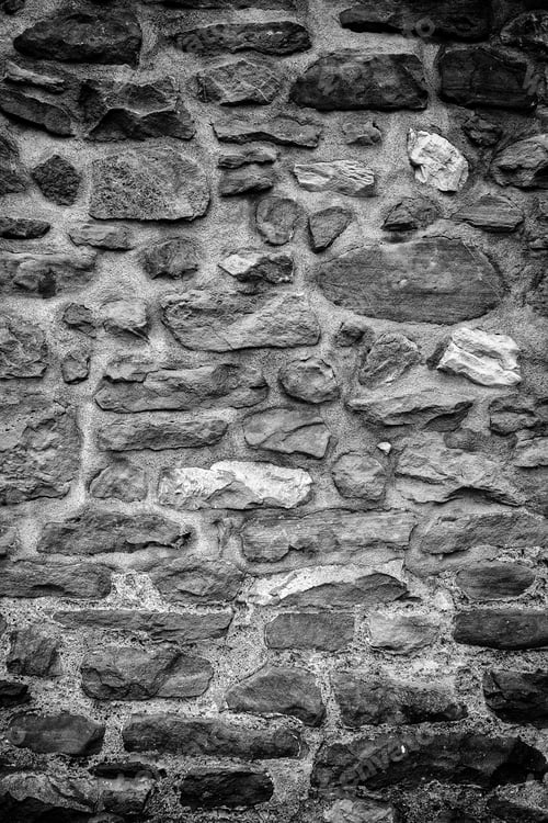 Preview: Textured Stone Background, Detail Of Wall Decorated With Marble