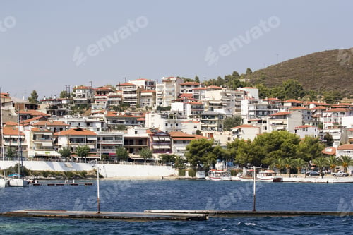 Preview: Greek Landscape With Sea And Resorts