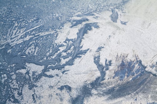 Preview: Ice Flowers On Glass - Texture And Background