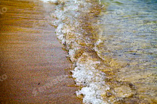 Preview: Wave And Sand Closeup