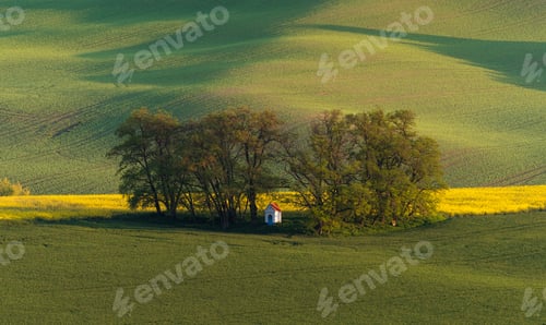 Preview: South Moravia Landscape And Farmland At Sunrise