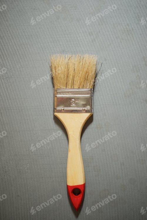 Preview: Paintbrush On A Stone Table