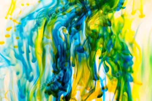 Preview: Abstract Composition With Ink Beautiful Background, Texture And Colors