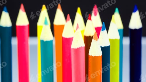 Preview: Group Of Sharp Colored Pencils
