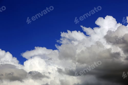 Preview: White Clouds In Blue Sky