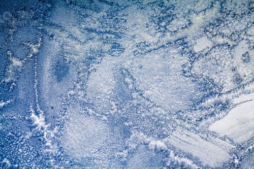 Preview: Ice Flowers On Glass - Texture And Background. High Resolution And Sharp, Beautiful Details