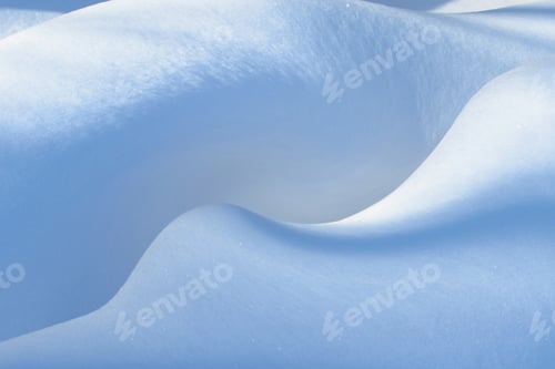 Preview: Natural Winter With Snow Shiny Drifts