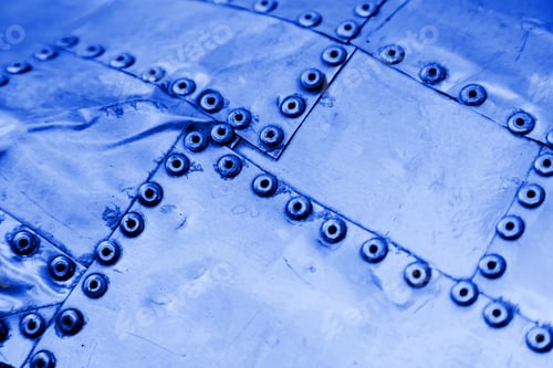 Preview: Riveted Metal Background, Detail Metal Textured Background