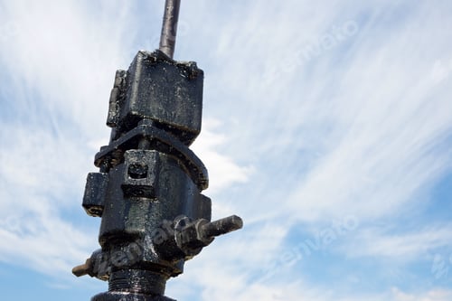 Preview: Oil Well In Ayoluengo De La Lora, Burgo Province, Castilla Leon, Spain.