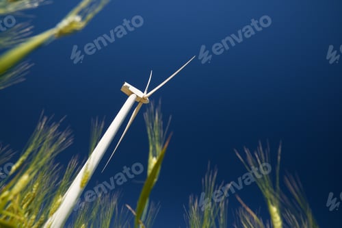 Preview: Windmills For Electric Power Production, Zaragoza Province, Aragon In Spain.