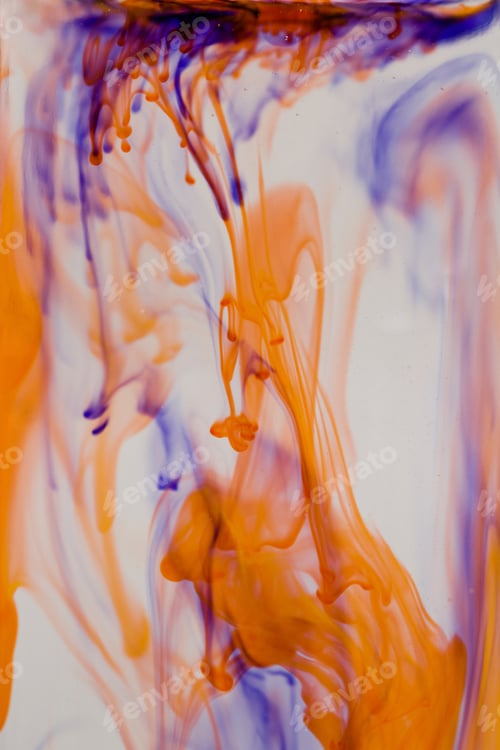 Preview: Abstract, Colorful, Ink Shapes