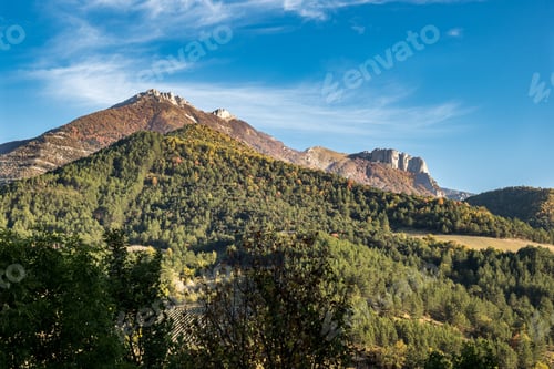 Preview: French Countryside. Col De Rousset: Panoramic View Of The Heights Of The Vercors, The Marly Hills