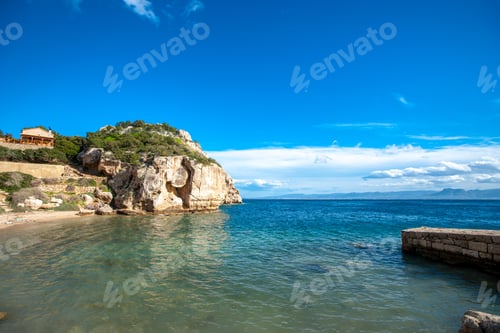 Preview: The Ancient Port Beside The Heraion Cape Near Perachora Village In Greece