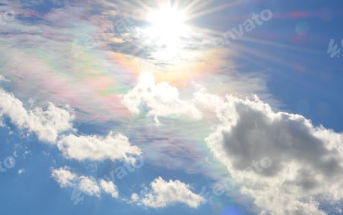 Preview: Sky Clouds Sunshine Background