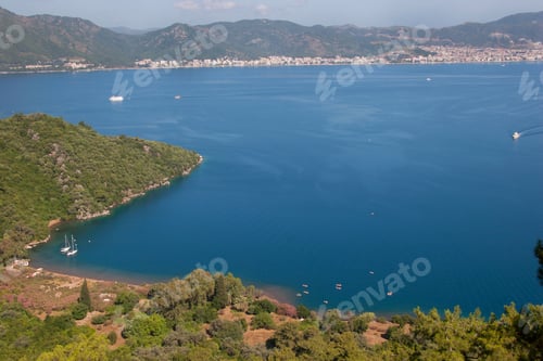 Preview: Panoramic View Of The City Of Marmaris And Bay, From A Hill Top