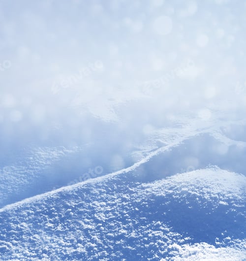 Preview: Winter Snowscape with Light Blue Tones