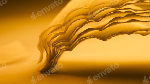 Preview: Colorful Abstract Composition With Orange Crepe, Lights And Shadows
