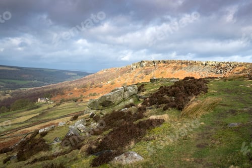 Preview: Landscape In The Derbyshire Peak District< England, Uk
