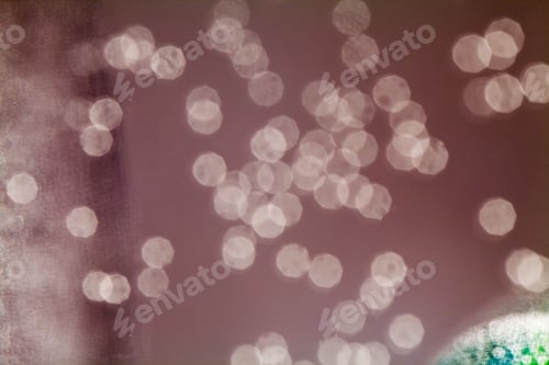 Preview: Abstract Background With Bokeh. Defocused Lights And Shadow, Christmas Lights