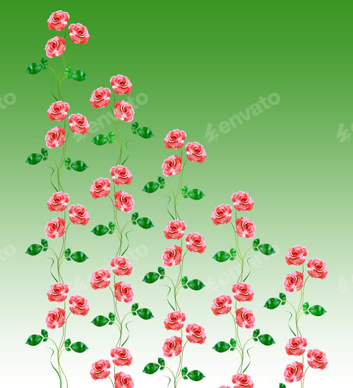 Vista previa: Flower Buds Of Roses. Holiday Congratulation Card.