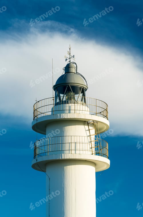 Preview: Ajo Lighthouse In Ajo Village By The Cantabrian Sea In Cantabria Autonomous Community Of Spain