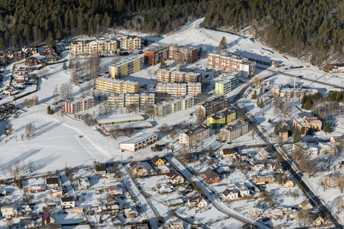 Preview: Aerial View Over The Small Village