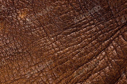 Preview: Old Vintage Genuine Soft Brown Leather Texture Background, Top Layer With Pores And Scratches