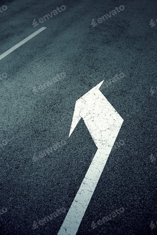 Preview: Arrow On The Road, Driver Education Detail,