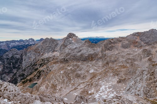 Preview: Cloudy Panorama On A Autumn Day In Julian Alps.