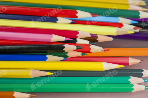 Preview: Group Of Sharp Colored Pencils