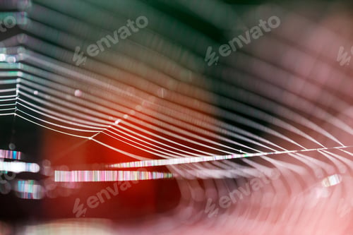 Preview: Abstract Composition With Spider Web Details And Natural Colors
