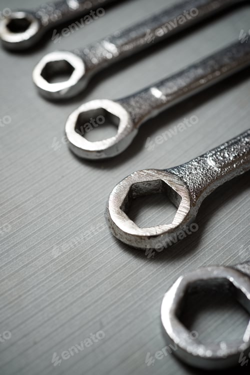 Preview: Wrenches On A Stone Table