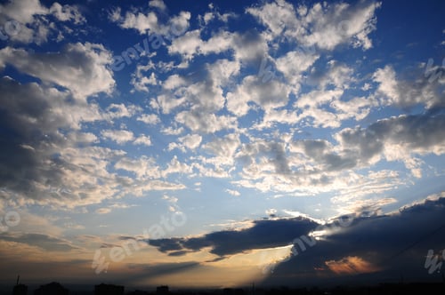 Dramatisch Wolkenlandschaft