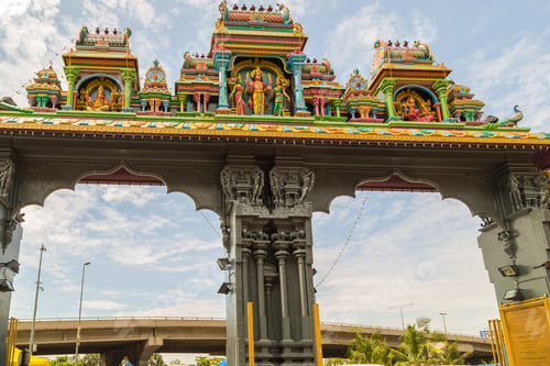 Preview: Hindu Shrines, Statue In Batu Caves Kuala Lumpur, Malaysia