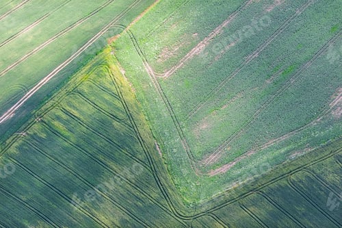 Preview: Aerial View Over The Rural Fields