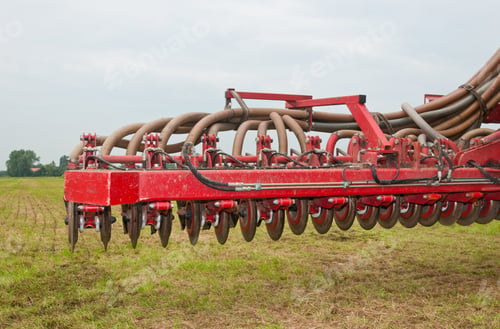 Preview: Closeup Of A Used Manure Injector (Front)