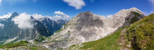 Preview: Beautiful Mountain Landscape In Julian Alps In Slovenia
