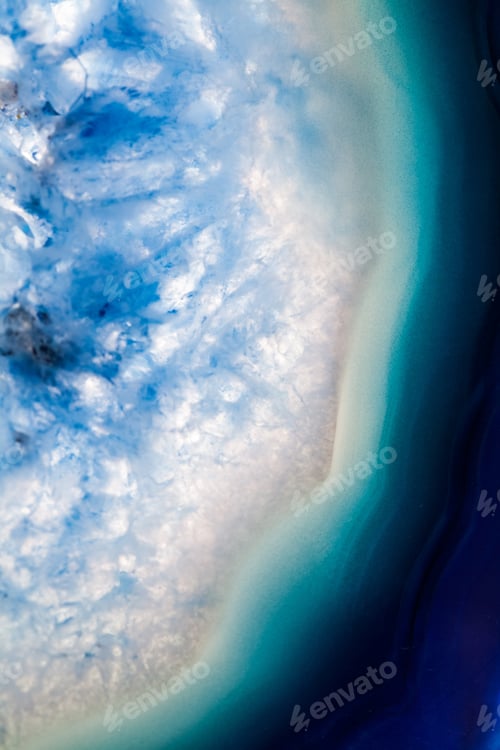 Preview: Agate And Quartz Slice - Beautiful Texture