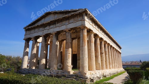 Preview: Photo From Iconic Temple Of Hephaestus One Of The Best Preserved Temples In Greece, Ancient Agora